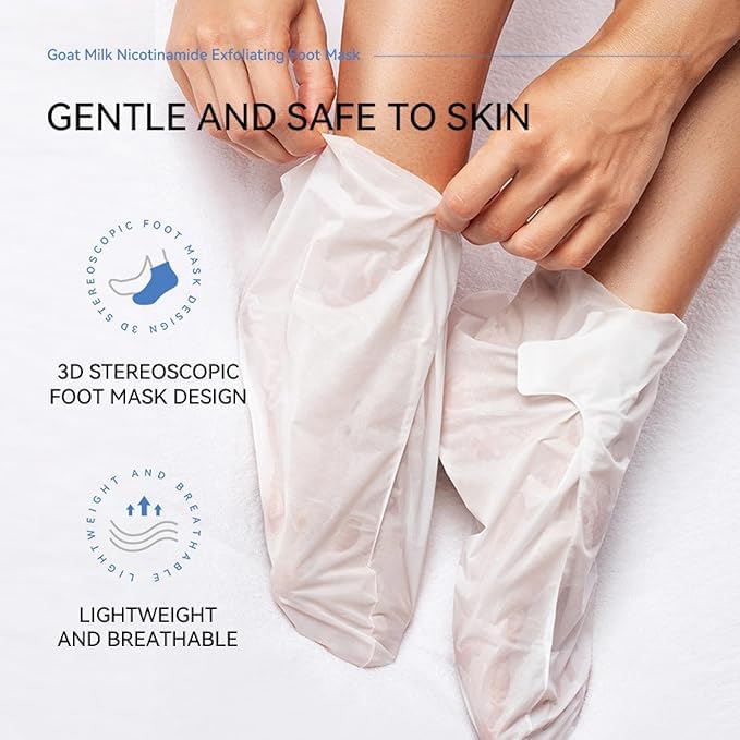 SADOER Goat Milk Nicotinamide Exfoliating Foot Mask