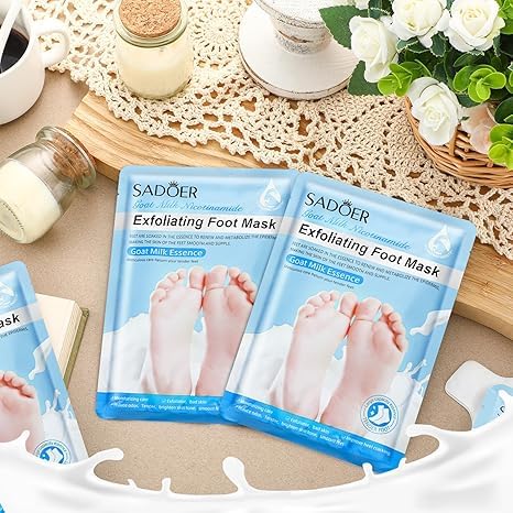SADOER Goat Milk Nicotinamide Exfoliating Foot Mask