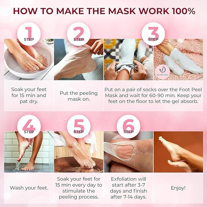 SADOER Goat Milk Nicotinamide Exfoliating Foot Mask
