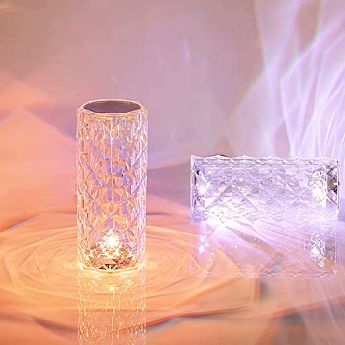 Crystal Rose Diamond 16 Color RGB Changing Mode LED Night Lights