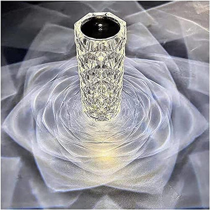 Crystal Rose Diamond 16 Color RGB Changing Mode LED Night Lights
