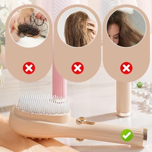 Big Size Self Cleaning Hairbrush