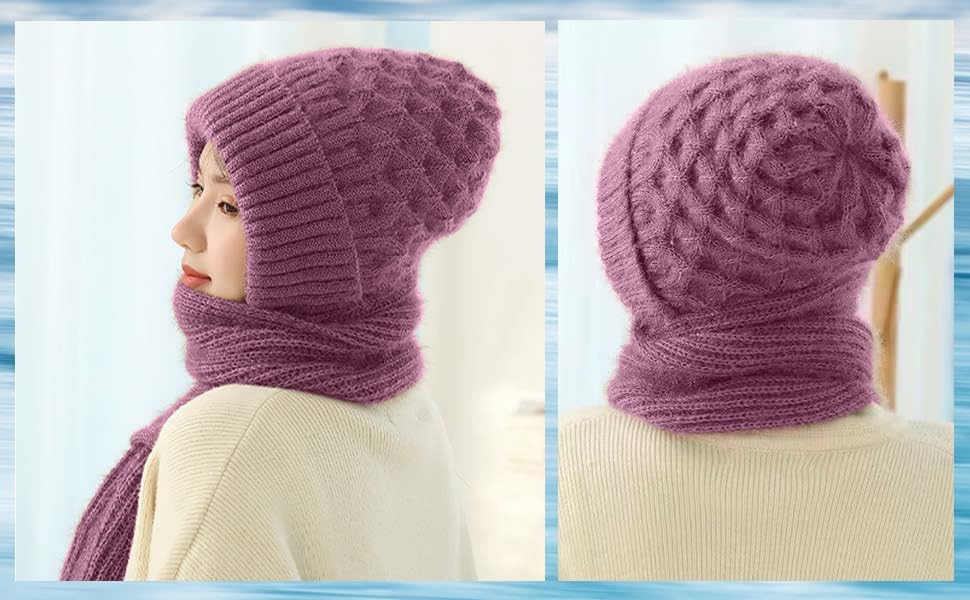 Women Scarf with cap