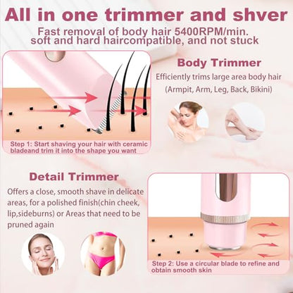 2 in 1 Bikini Trimmer for Women