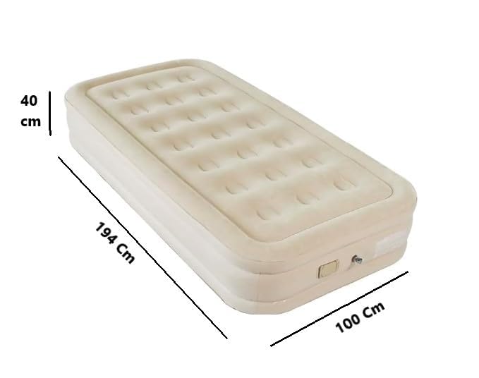 Inflatable air Single Bed with pump