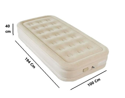 Inflatable air Single Bed with pump