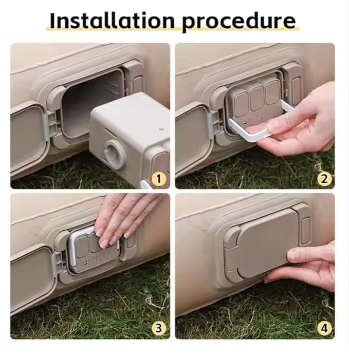 Inflatable air Single Bed with pump