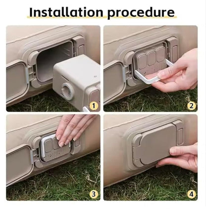 Inflatable air Single Bed with pump