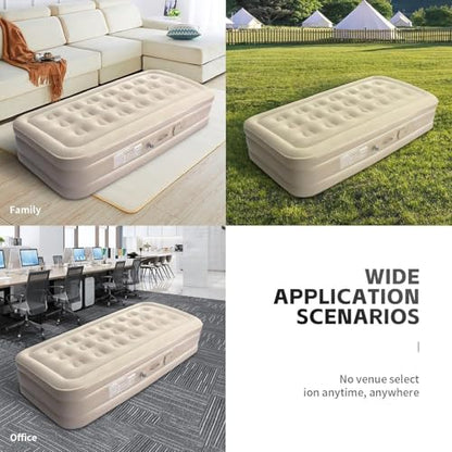 Inflatable air Single Bed with pump
