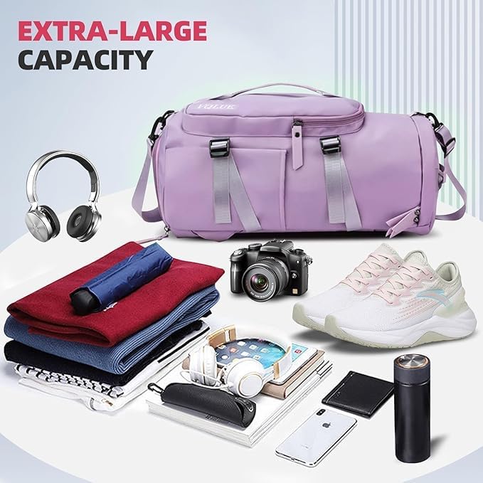 2 in 1 Travel Duffle Bag – Convertible Backpack