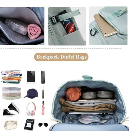 2 in 1 Travel Duffle Bag – Convertible Backpack
