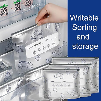 Reusable Aluminum Food Storage Bag Pack of 10