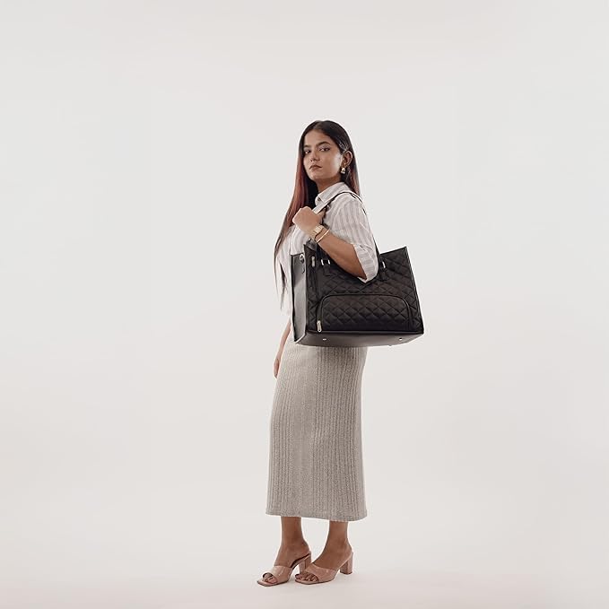 KIYU Elegant Work Bag with Lunch Compartment