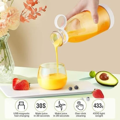 Electric Portable Mini USB Chargeable Bottle Juicer 420ML