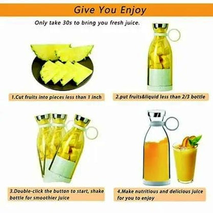 Electric Portable Mini USB Chargeable Bottle Juicer 420ML