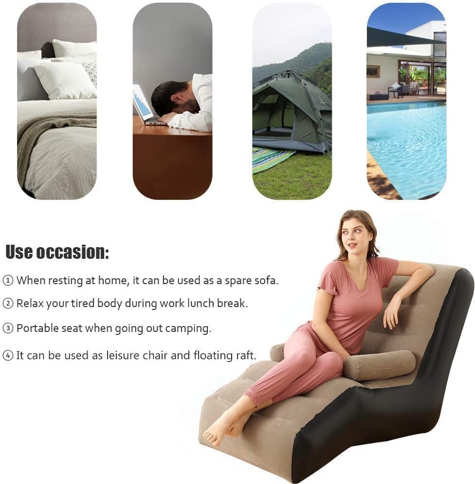 Air Sofa Chair with pillow Square