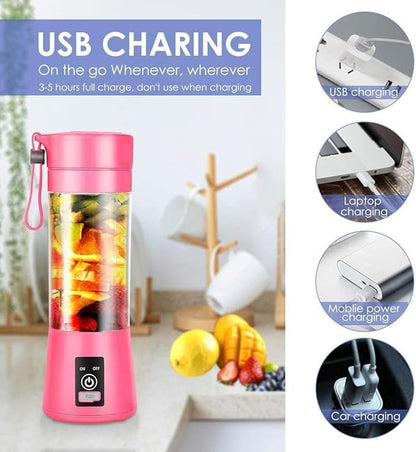 Portable USB Rechargeable Blender Juicer 380ml