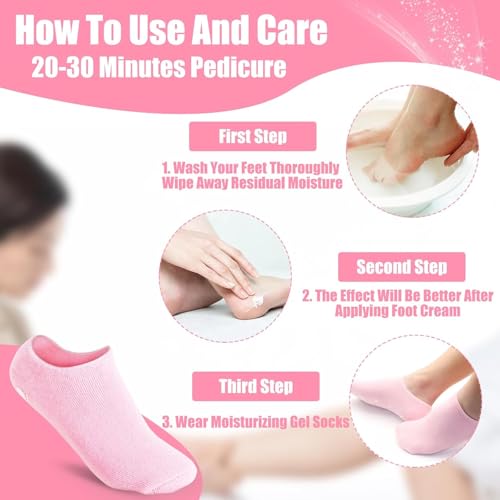 Winter Spa Gel Socks Pair