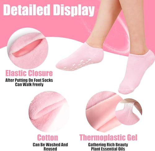 Winter Spa Gel Socks Pair