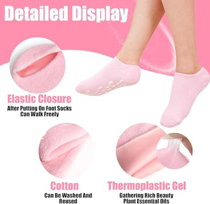 Winter Spa Gel Socks Pair