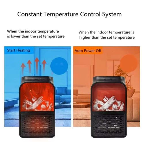 Flame handy heater with remote (1000w)