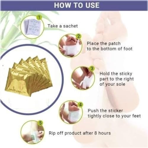 Kinoki Detox Foot Pad gold
