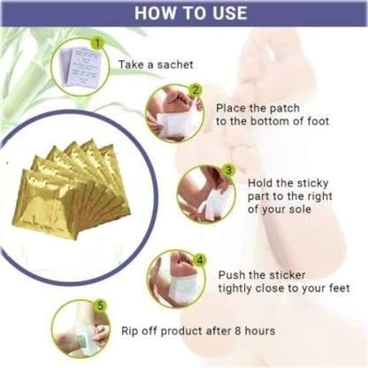 Kinoki Detox Foot Pad gold