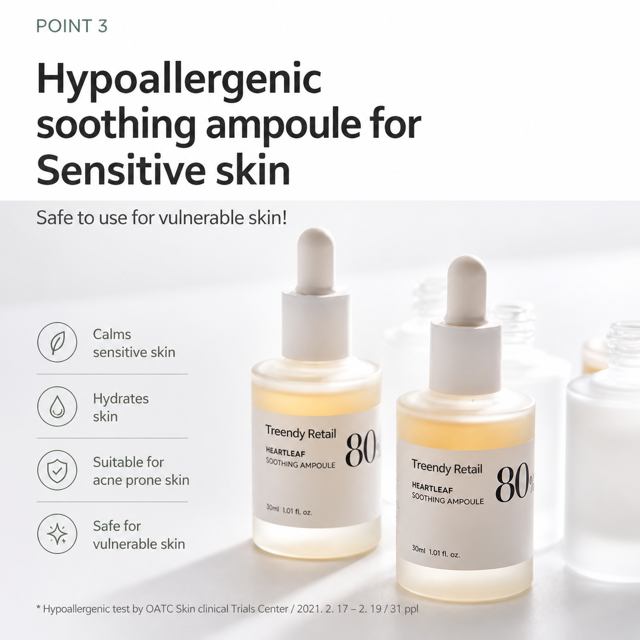 Heartleaf 80 Moisture Soothing Ampoule (30 ml)