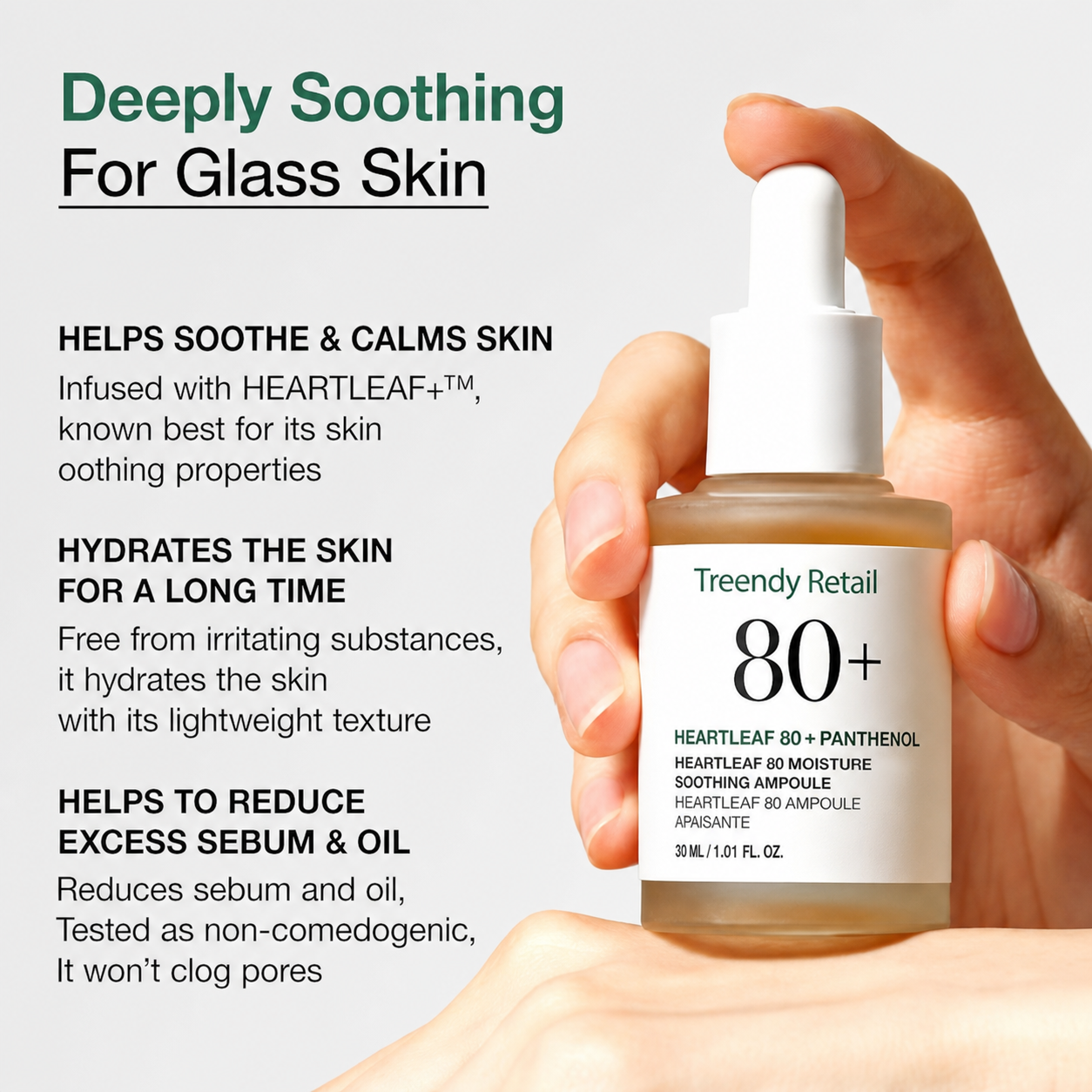 Heartleaf 80 Moisture Soothing Ampoule (30 ml)