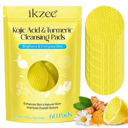 Kojic acid turmeric cleansing pads ( pack of 60 pcs)