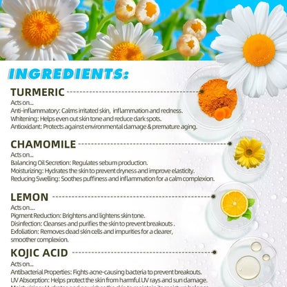 Kojic acid turmeric cleansing pads ( pack of 60 pcs)