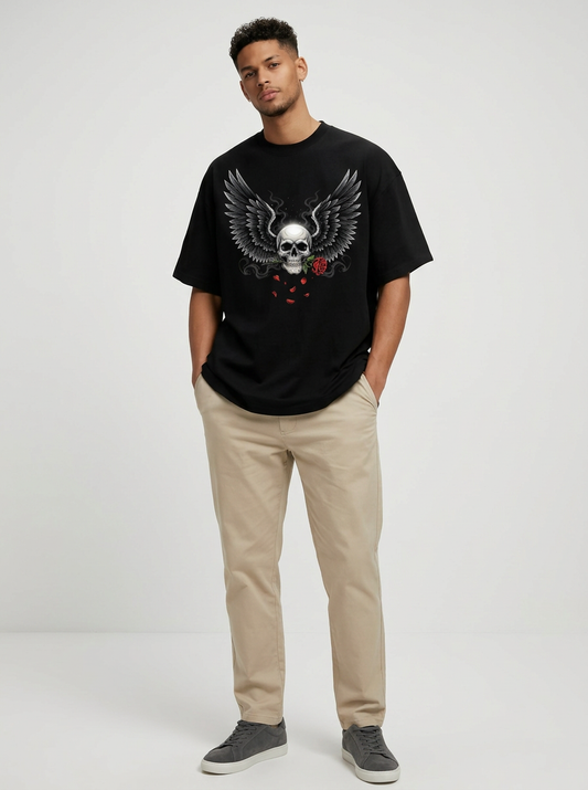 Midnight Wings Skull Tee