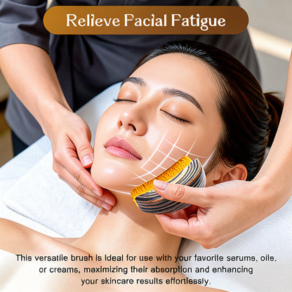 Lymphatic Contour Face Brush for Sculpting & Drainage