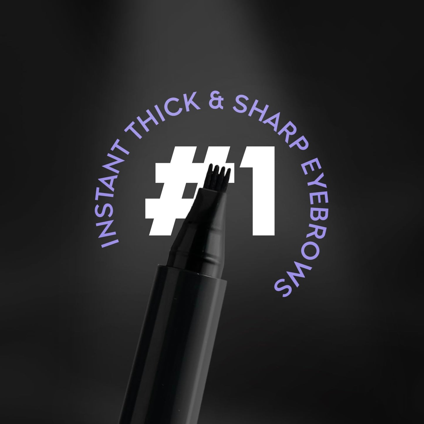 Gleva Eyebrow Pen with 4 Micro-Fork Tip Applicator