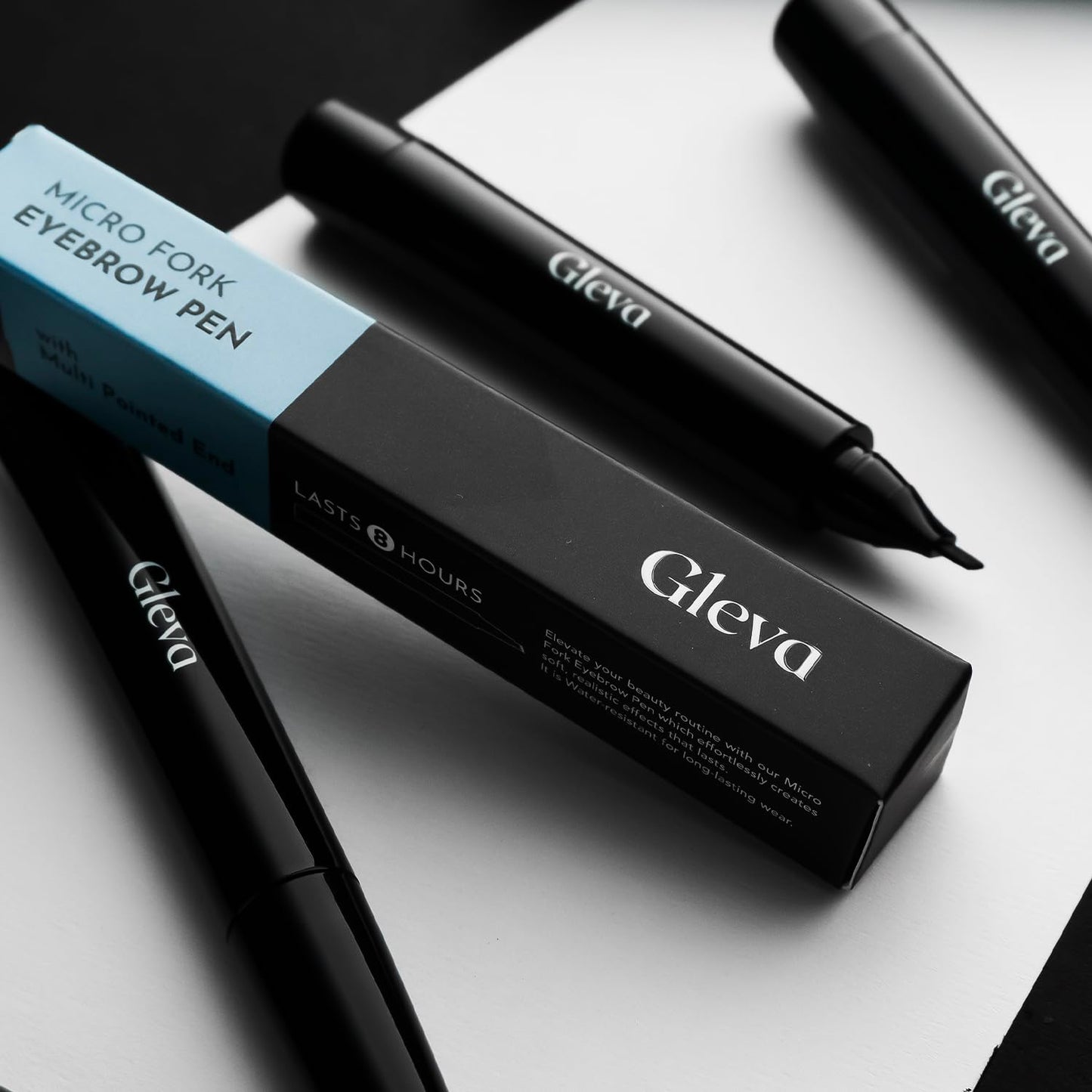 Gleva Eyebrow Pen with 4 Micro-Fork Tip Applicator